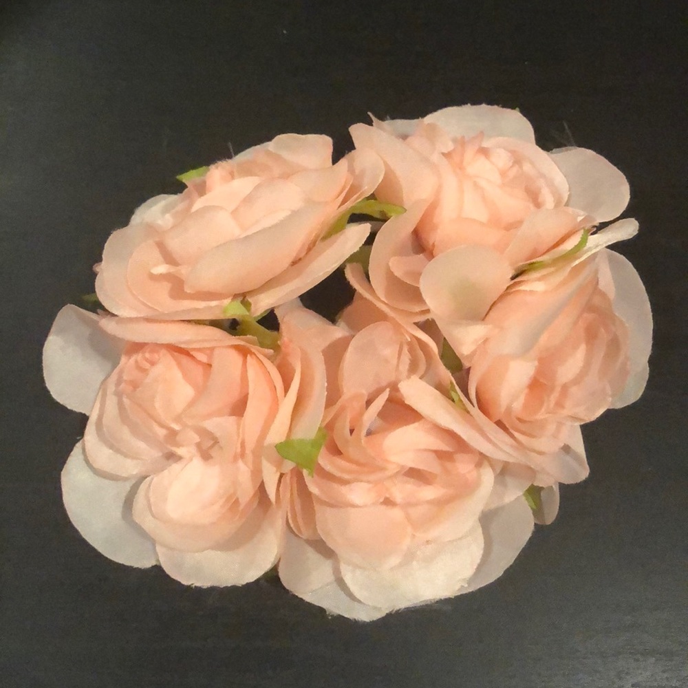 Pink Rose Hair Tye